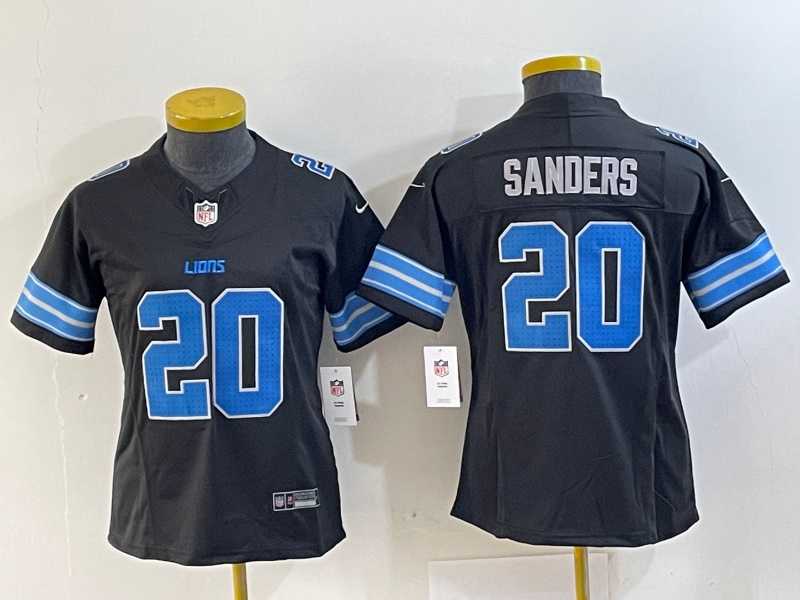 Women's Detroit Lions #20 Barry Sanders Black 2024 F.U.S.E. 2nd Alternate Vapor Limited Stitched Jersey,We sell and wholesale Women's Detroit Lions #20 Barry Sanders Black 2024 F.U.S.E. 2nd Alternate Vapor Limited Stitched Jersey on line form chian!